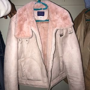 Faux fur jacket